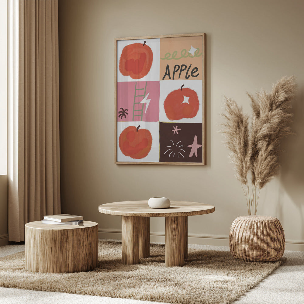 Apfel Poster - Kunstdruck | Poster - Kunstdruck