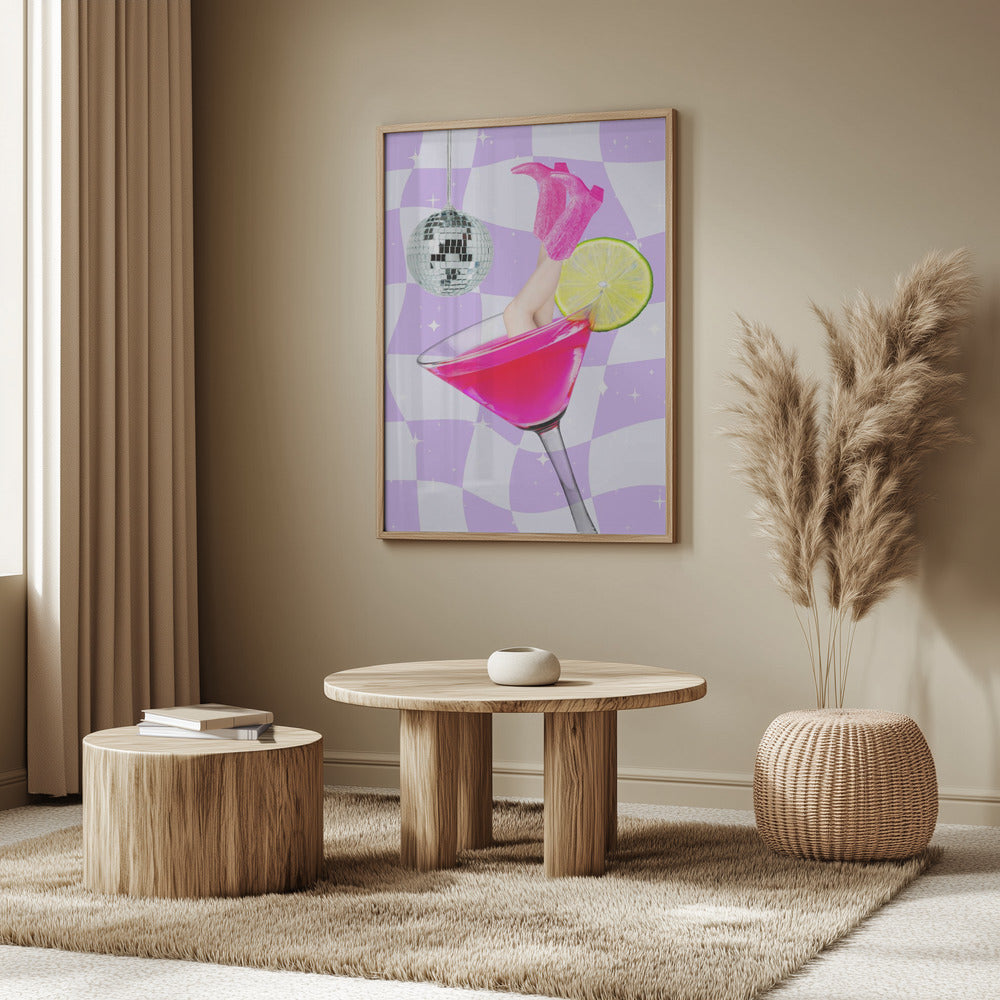 Disco Drink Delight | Poster