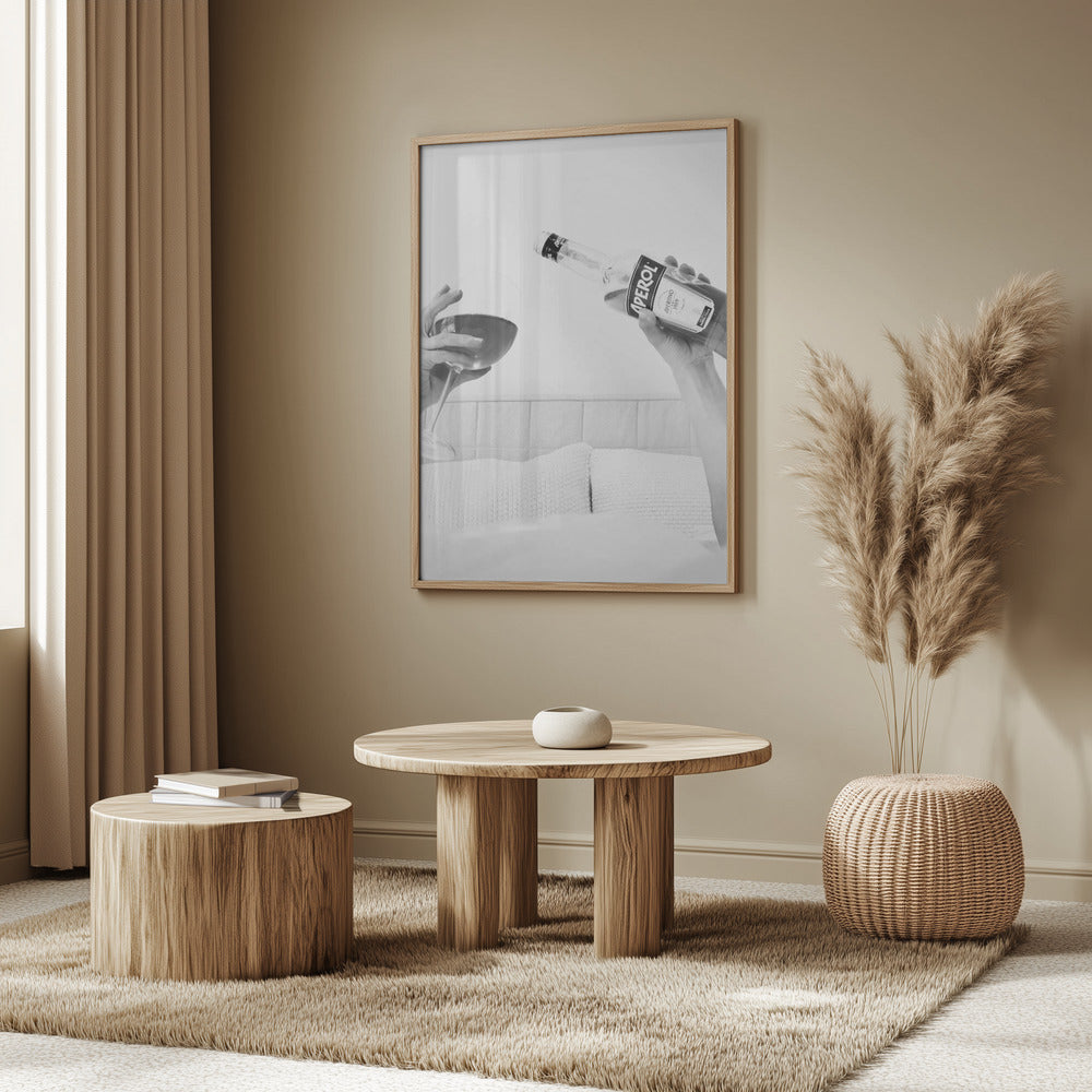 Aperol In Bed Close | Poster