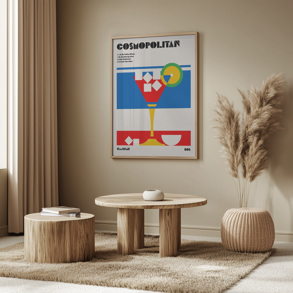 Kosmopolitisk Bauhaus-cocktail | Poster