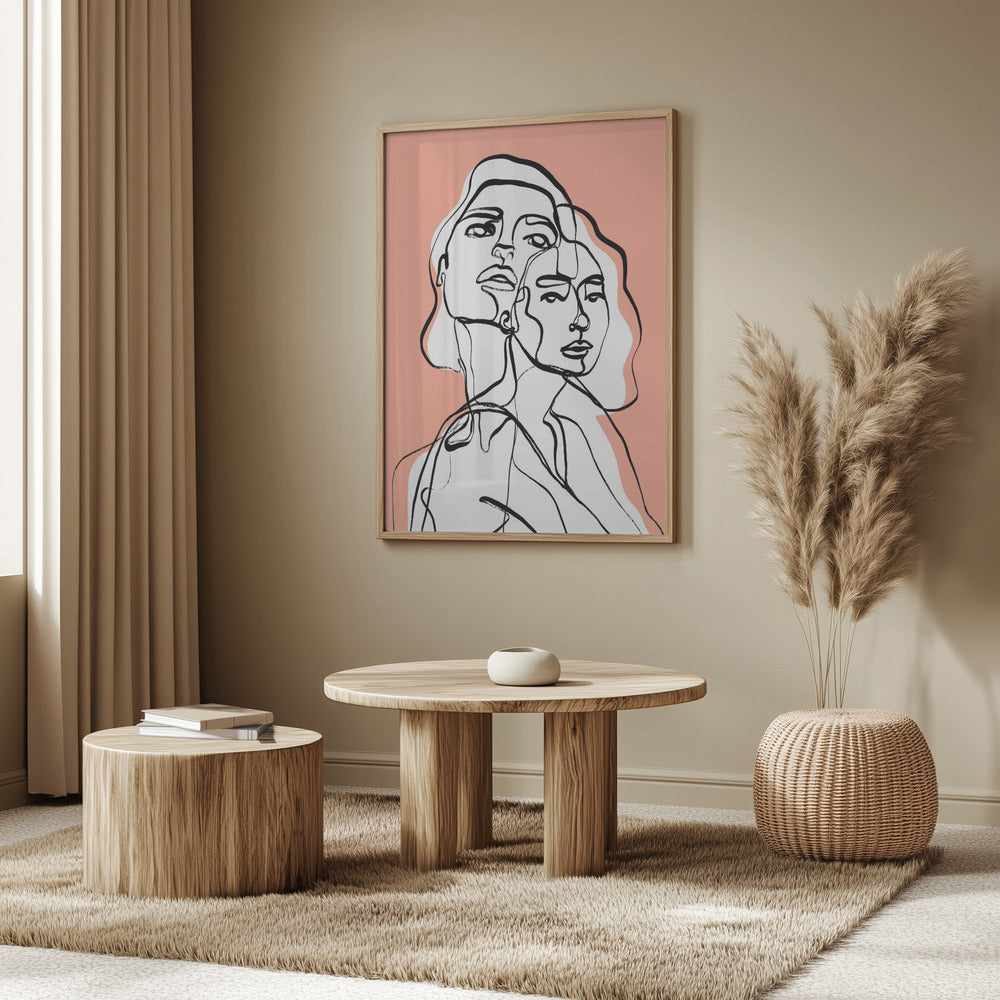 Sammanflätade ansikten | Poster
