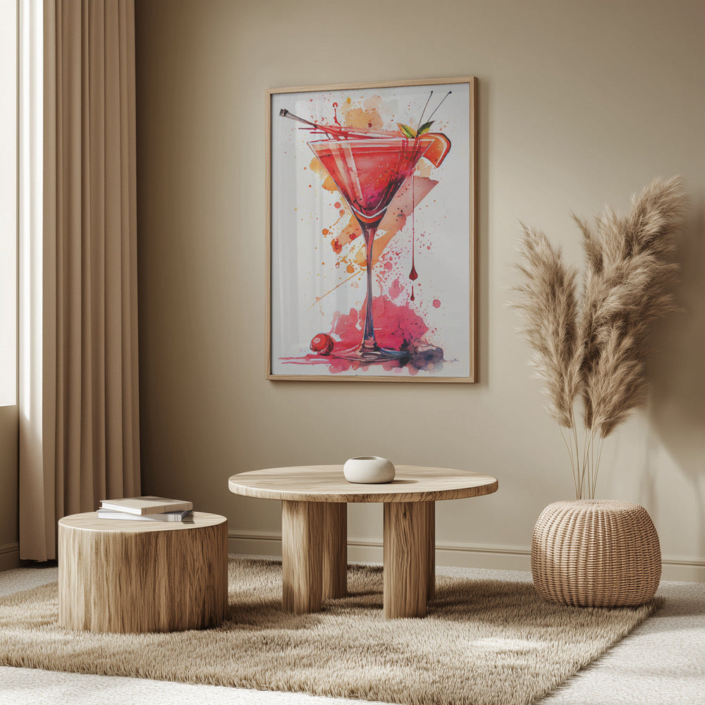 Drycker med cocktail | Poster