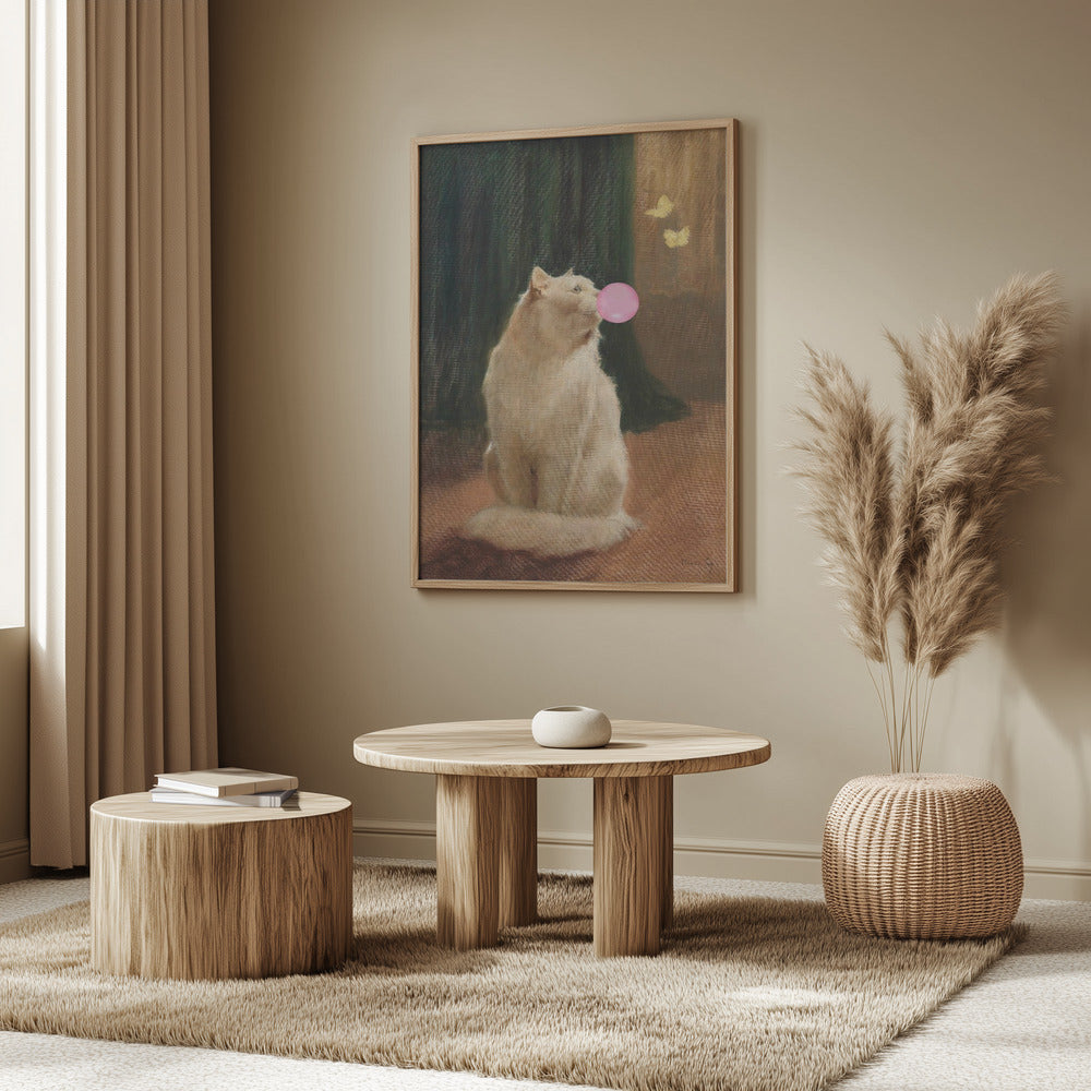Tuggummi och katt | Poster