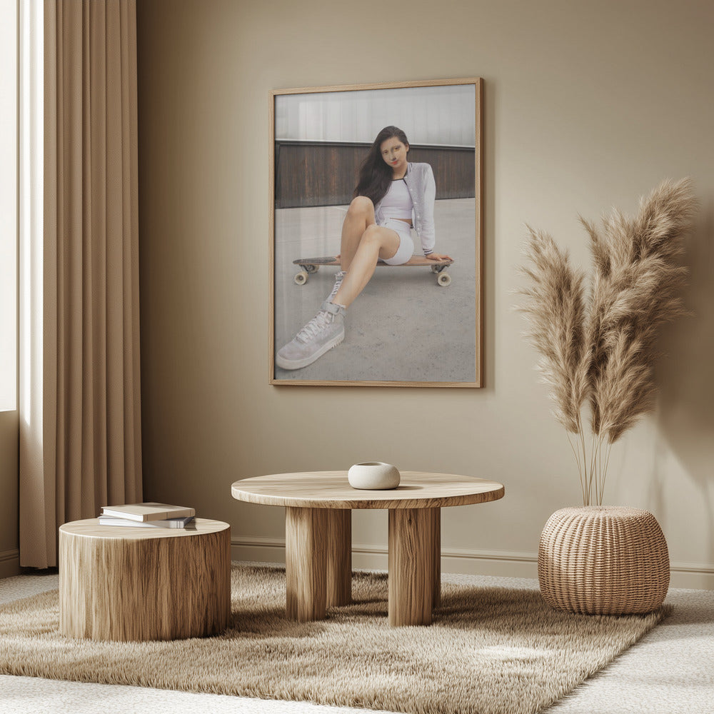 Skridskoåkare Monalisa | Poster