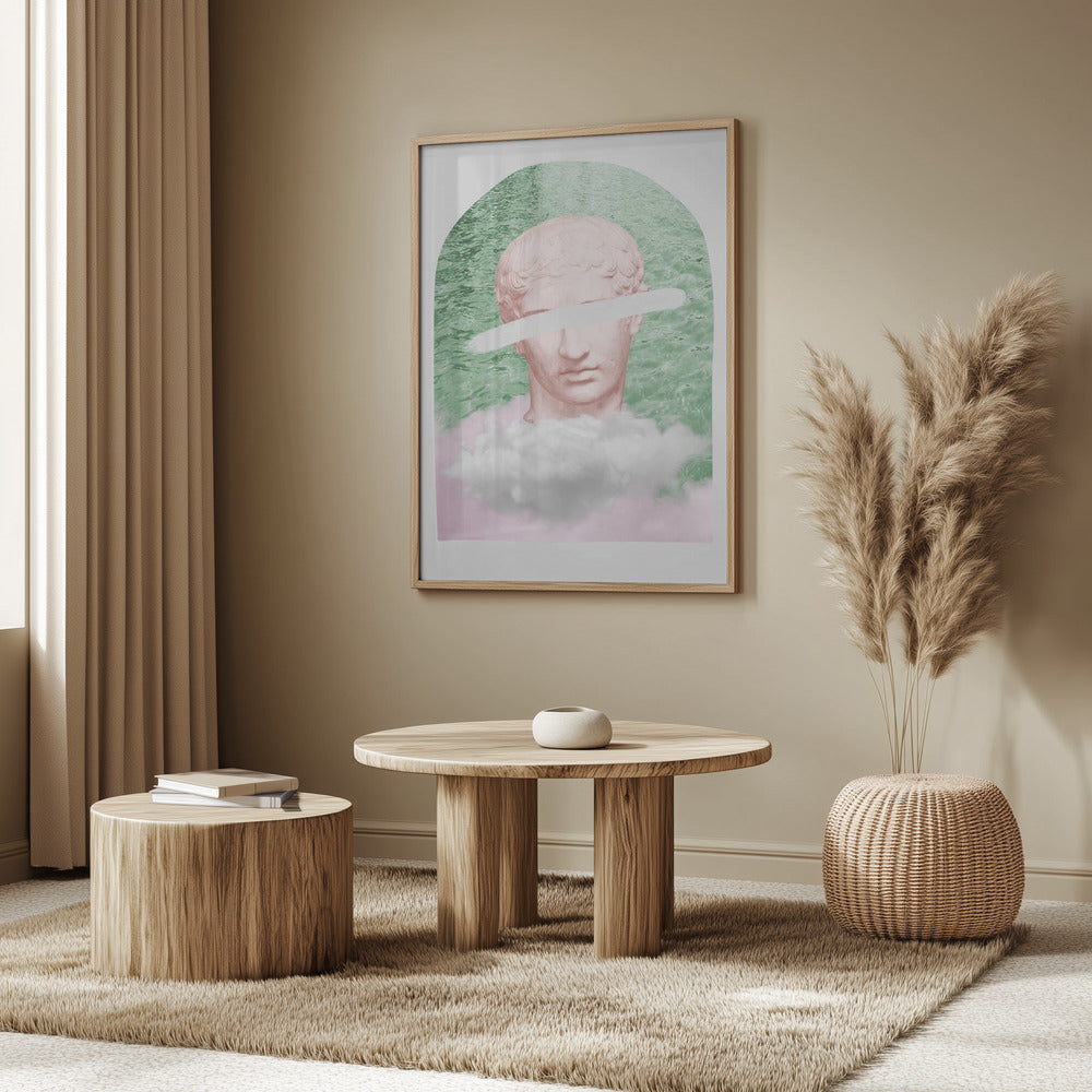 Forntida staty, surrealistisk, Ratio2x3 | Poster