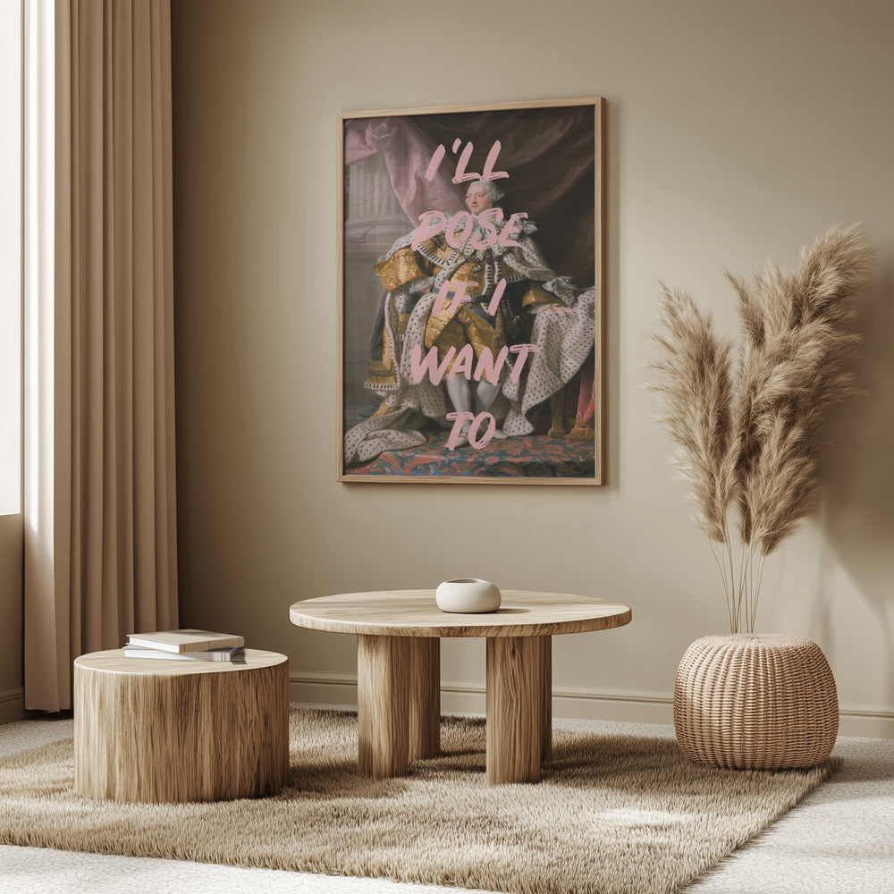 Kingposerpink Ratio2x3 | Poster