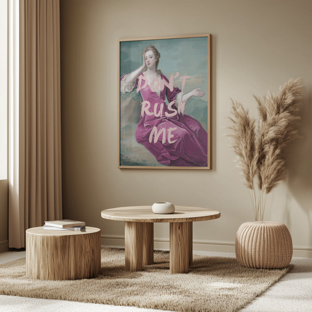 DontrushmePurple Ratio2x3 | Poster