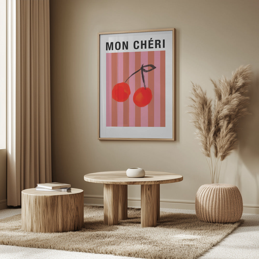 Gestreifte Kirschen Ratioiso | Poster