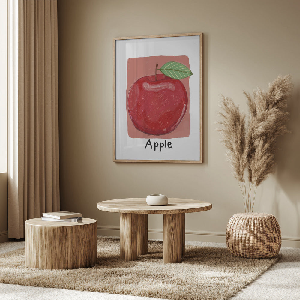 Rött äpple | Poster