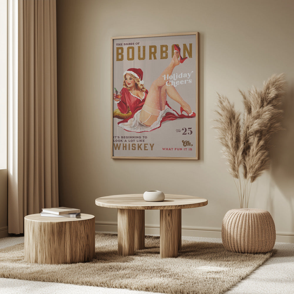 Babes of Bourbon Vol 25 Julstämning Pinup | Poster