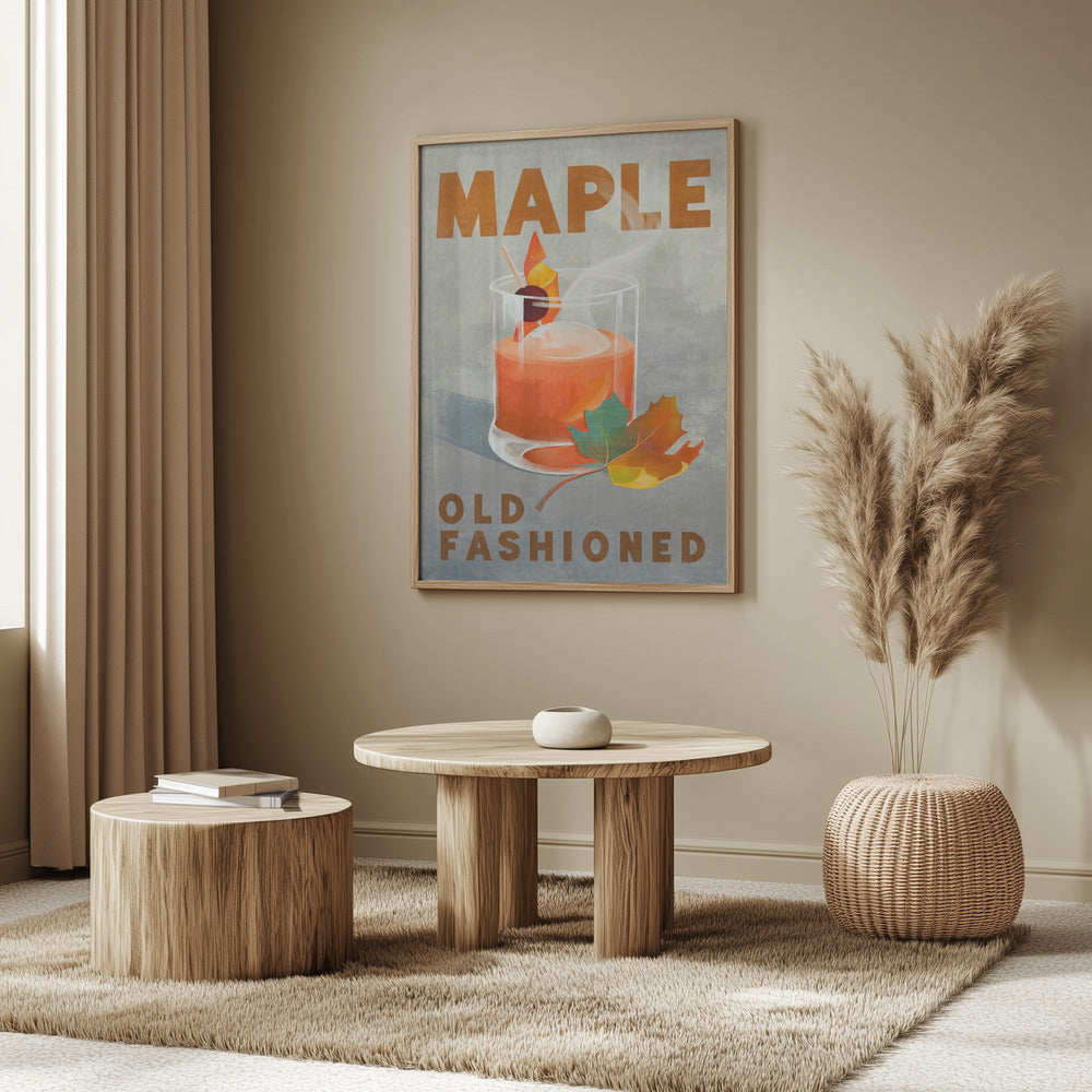 Lönn gammaldags cocktail | Poster
