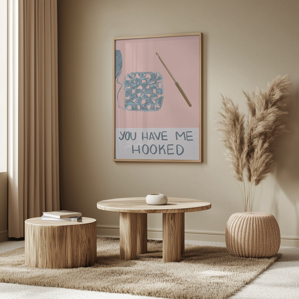virkad med virknål | Poster