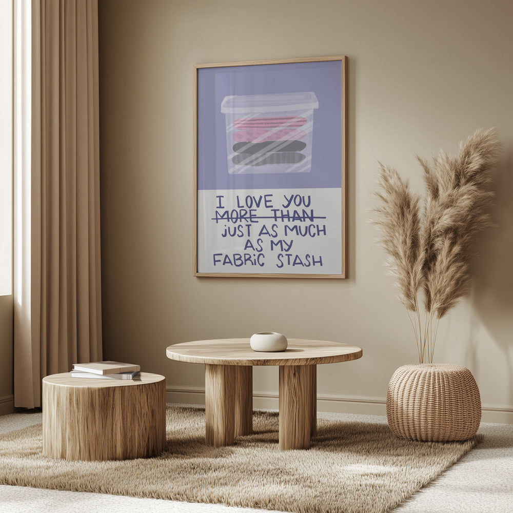 Stoffvorrat | Poster - Kunstdruck