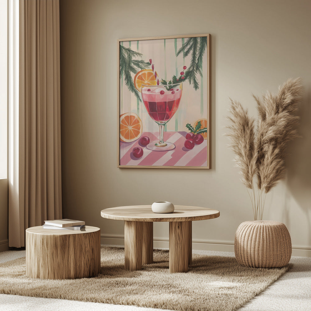 Julens röda cocktail | Poster