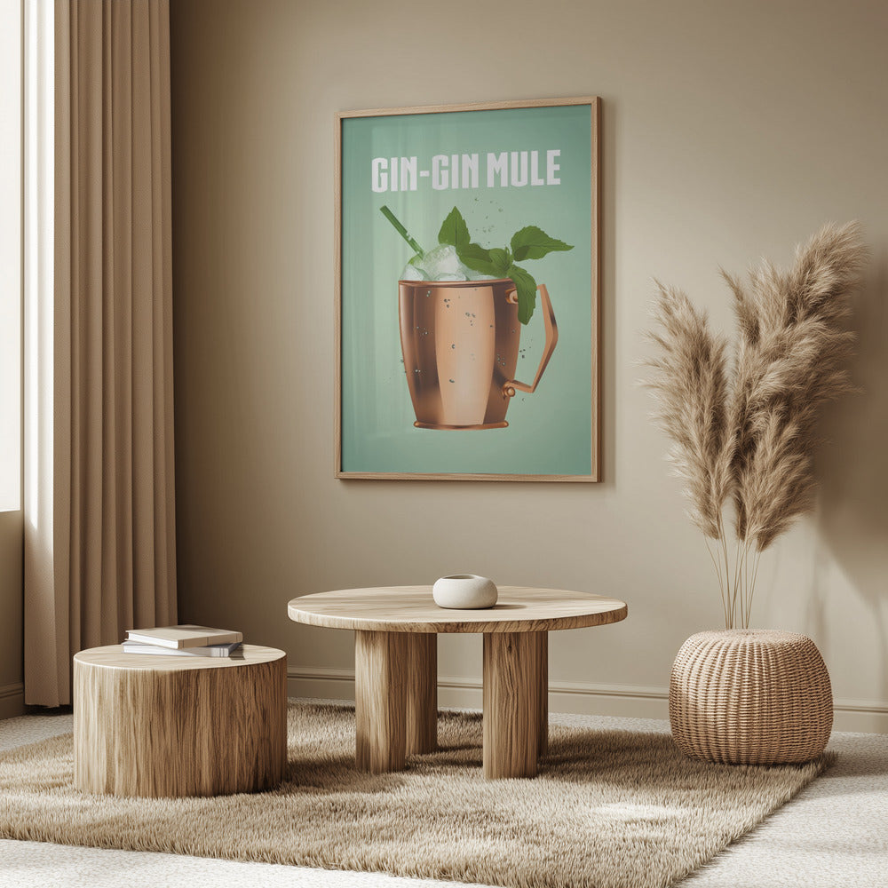 Gin Gin Mule Koppar | Poster