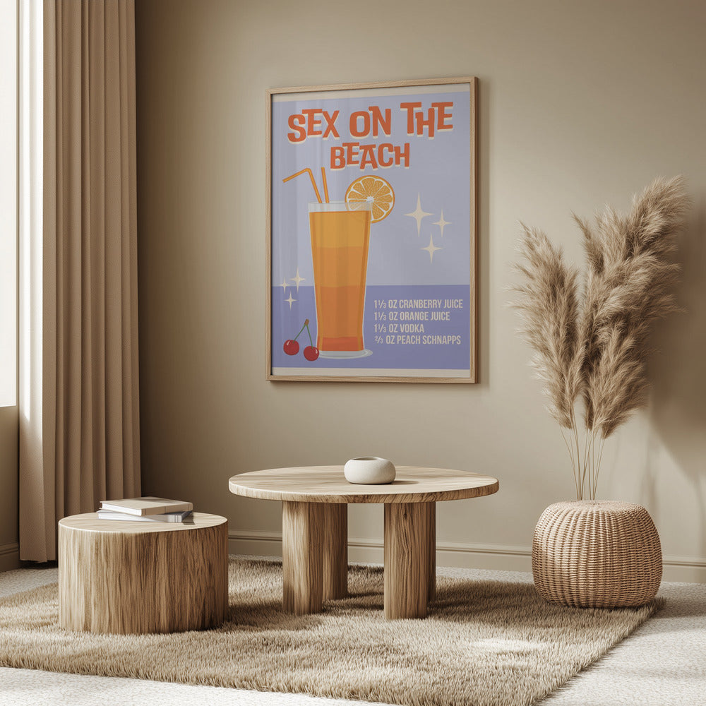 Sex på stranden | Poster