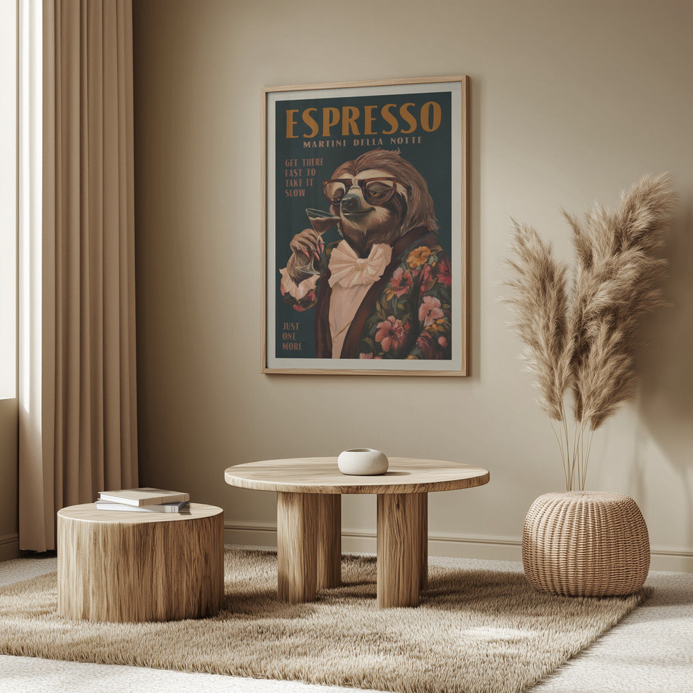 Art Deco Espresso Martini Drickande Sensation | Poster