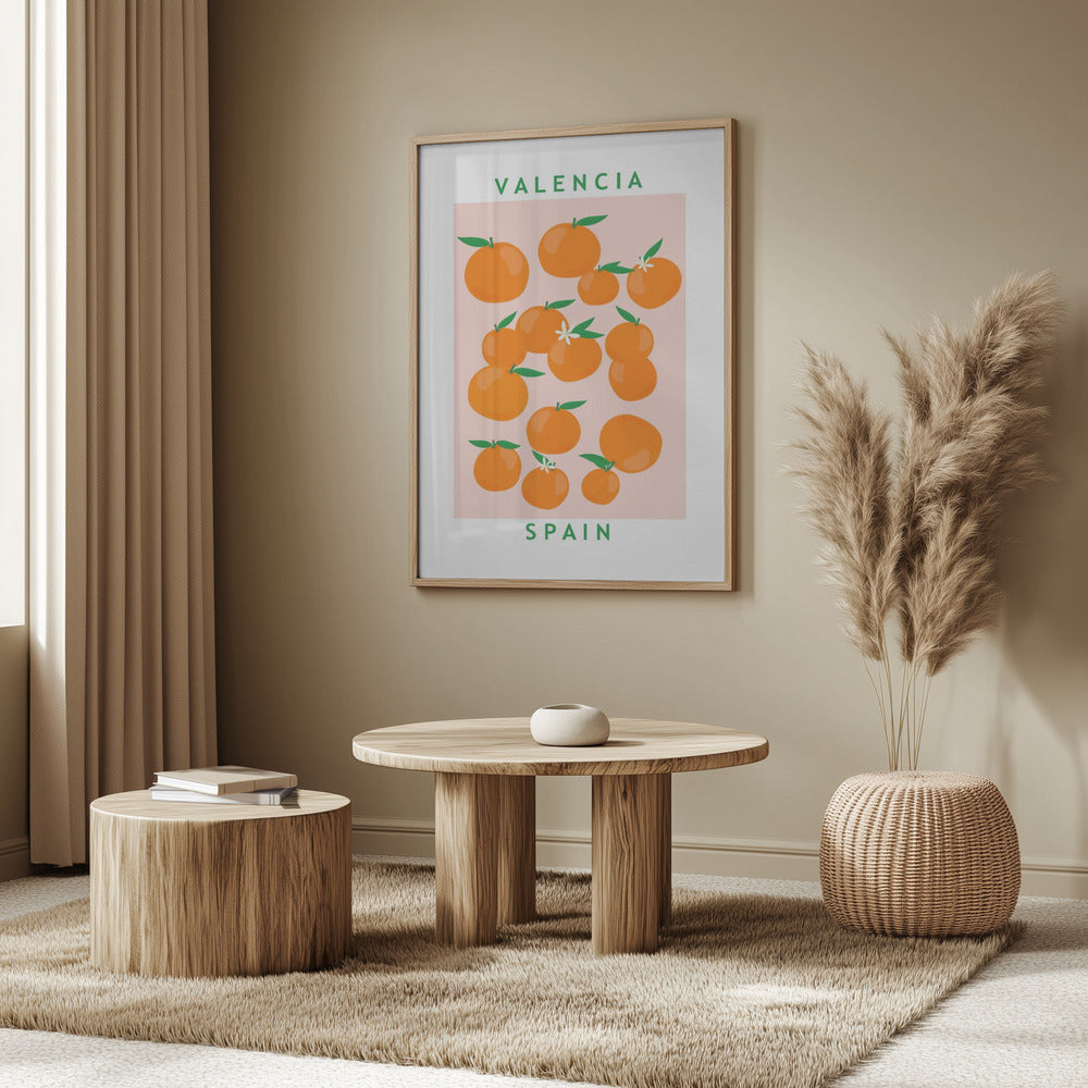 Blumenmarkt Orangen | Poster
