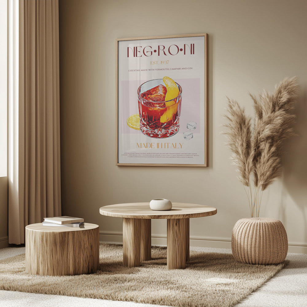 Negroni Delight | Poster