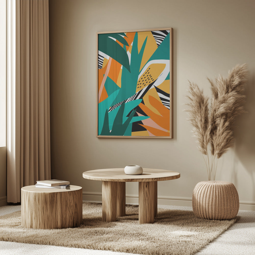 Jungle Abstract Shape | Poster