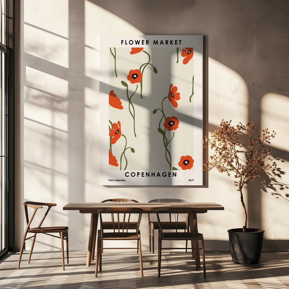 Flower Market Copenhagen | Canvas