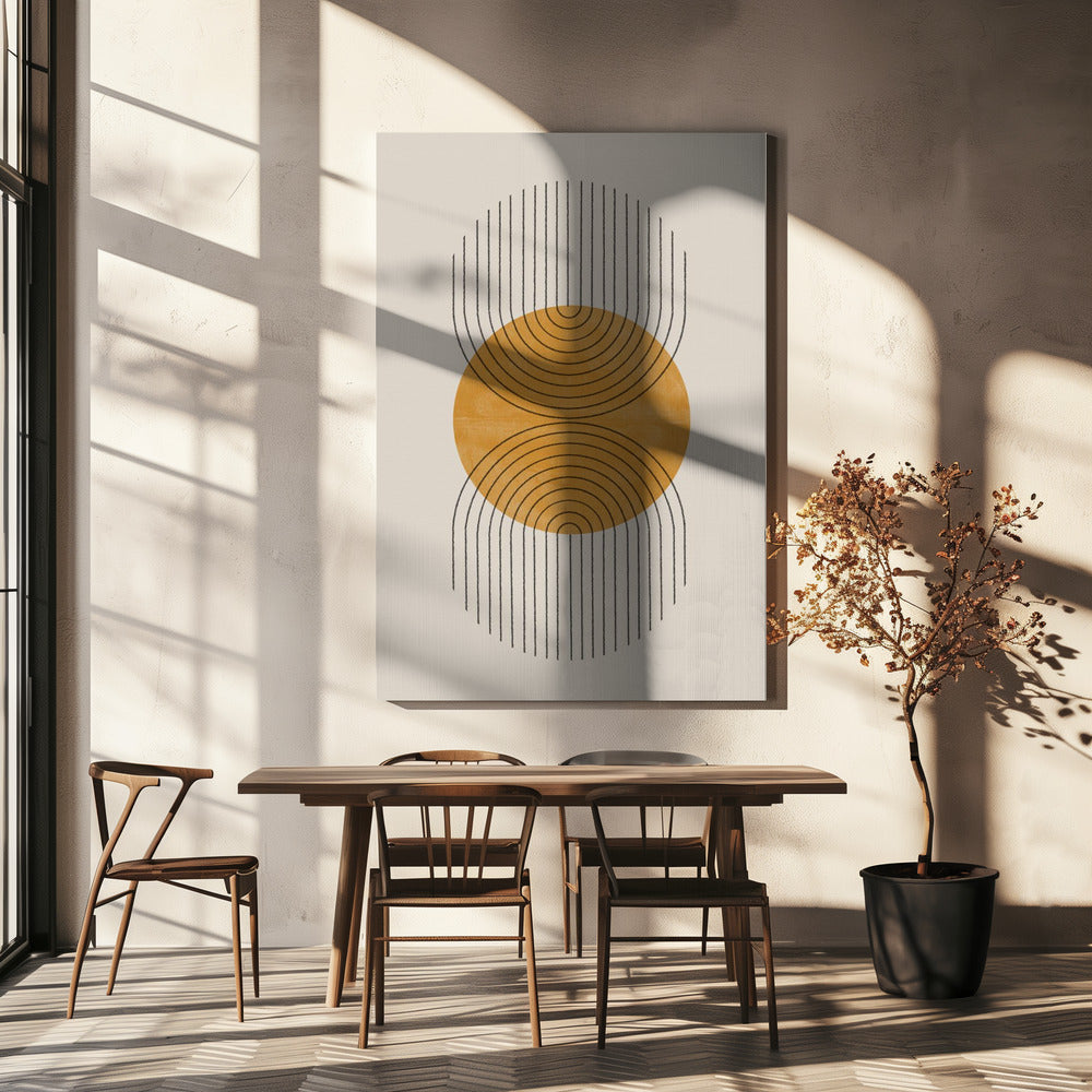 Perfect Point Yellow | Canvas