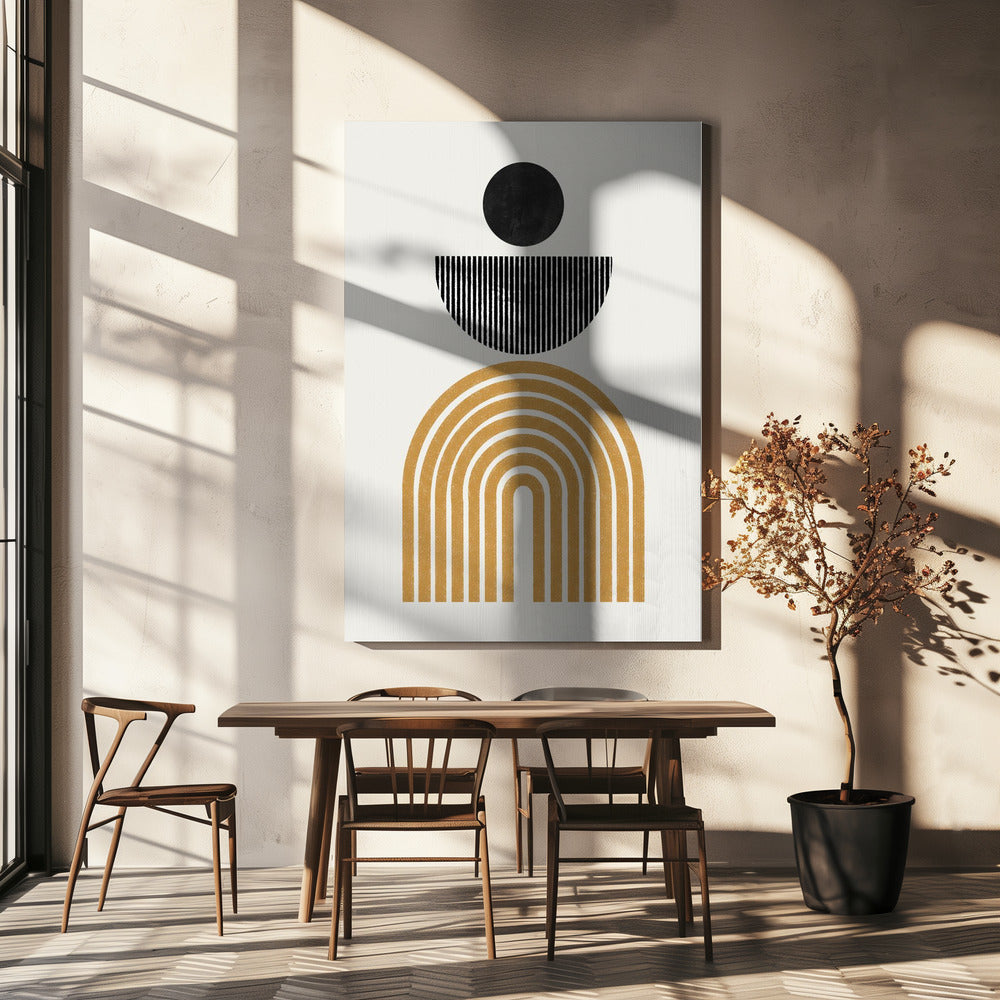Komposition från mitten av århundradet | Canvas