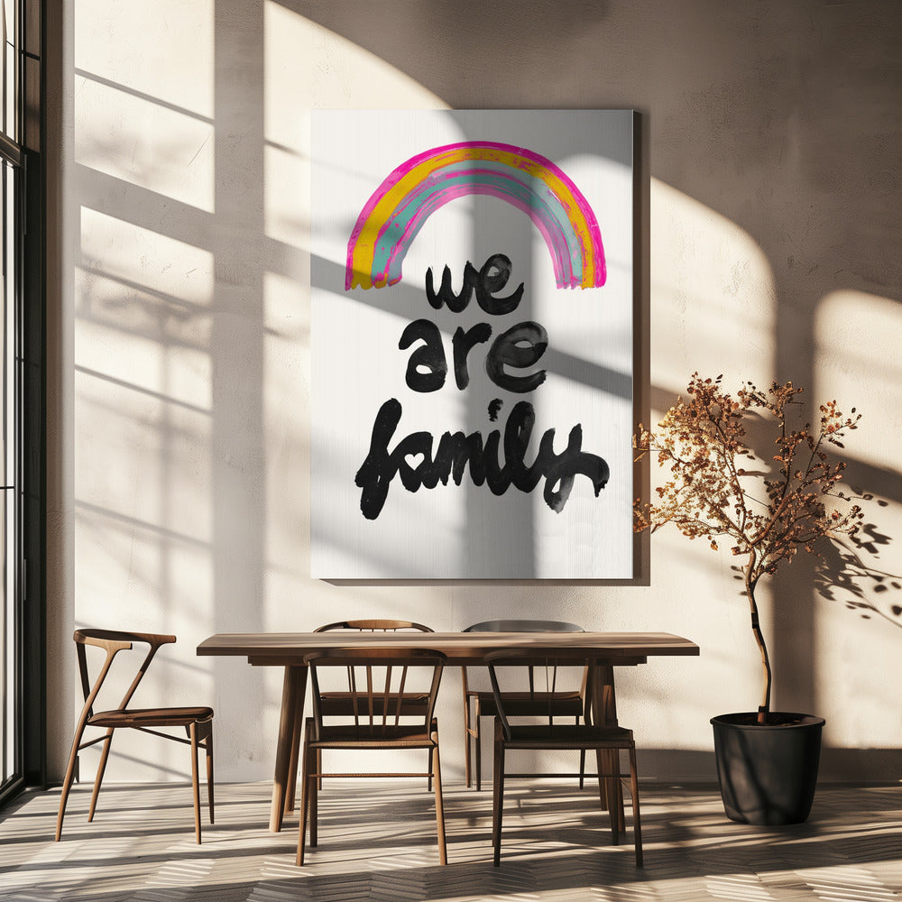 Nous sommes une famille | Tableaux sur Toile