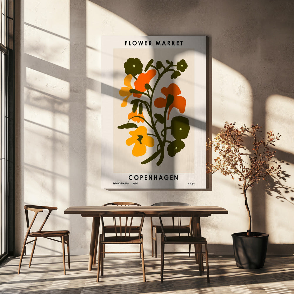 Flower Market. Copenhagen | Canvas