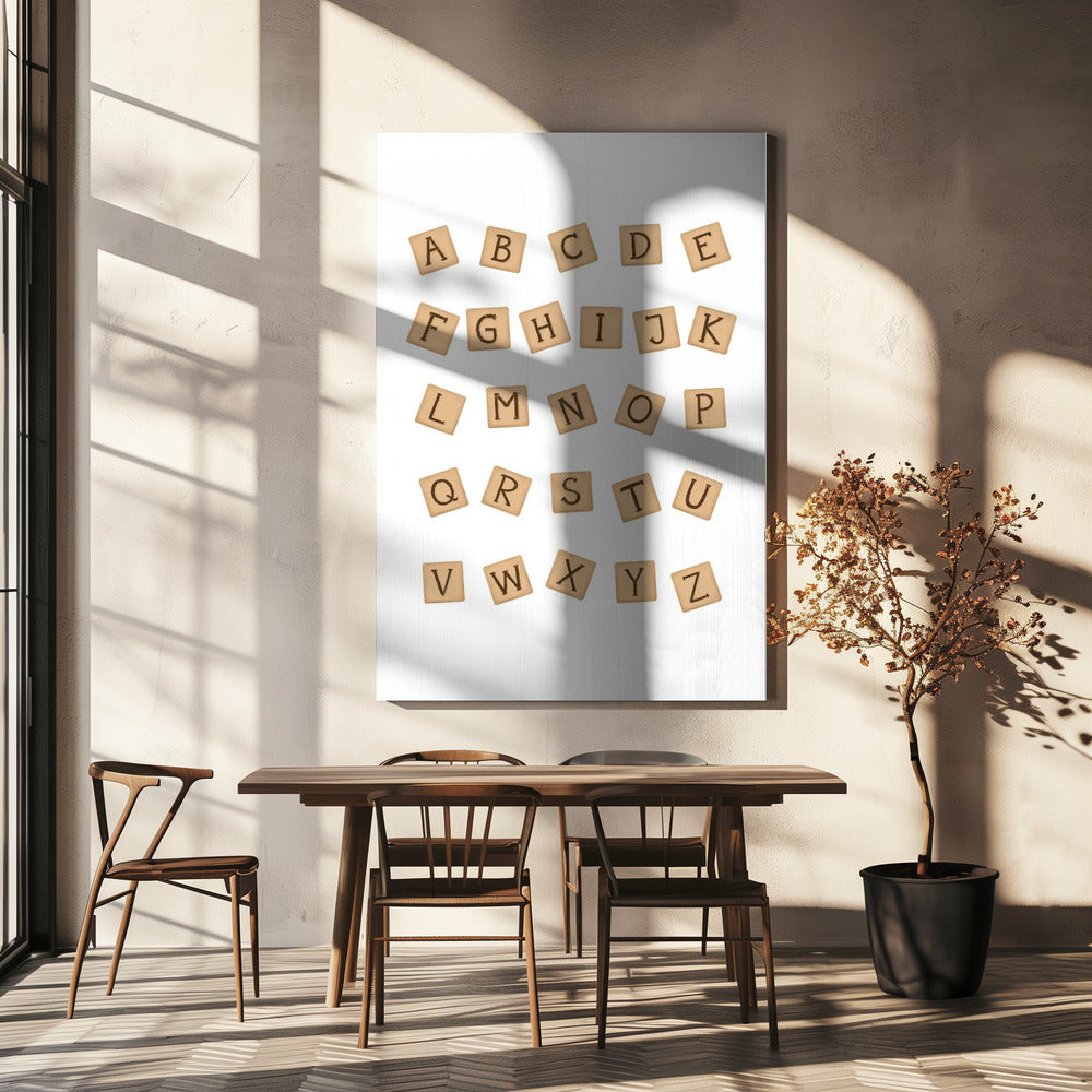 Wooden Blocks ABC | Canvas