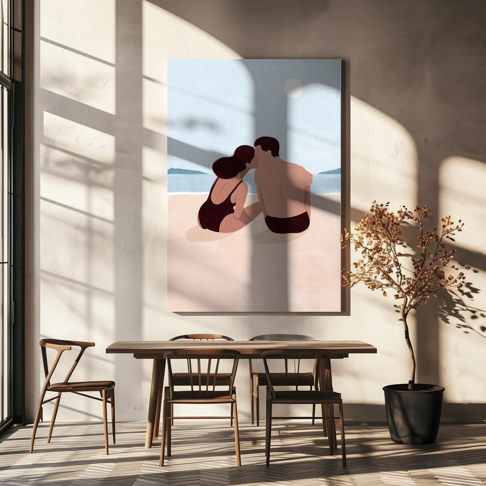 Premier baiser | Tableaux sur Toile