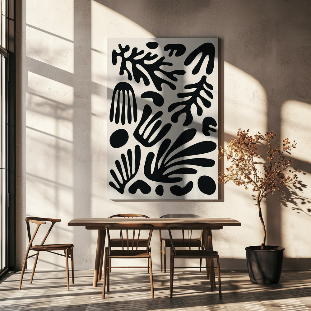 Henri Matisse Black Algae Collection #3 | Canvas