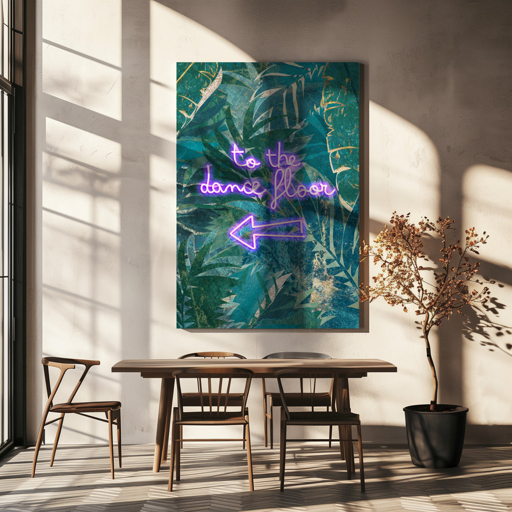 Dance Floor Left | Canvas