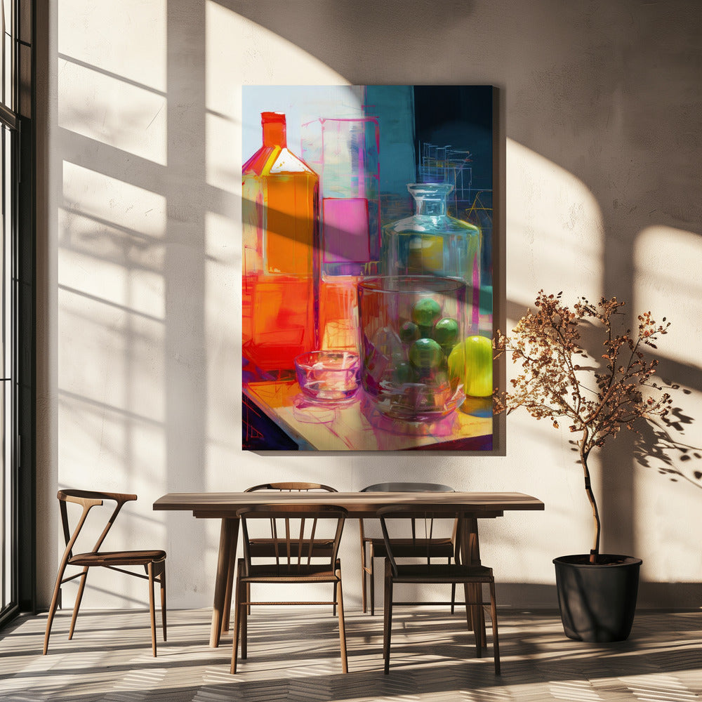 Neon Still Life No 2 | Canvas