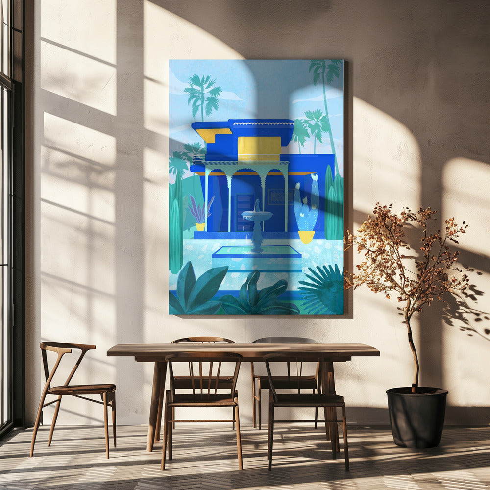 Jardin marocain | Tableaux sur Toile