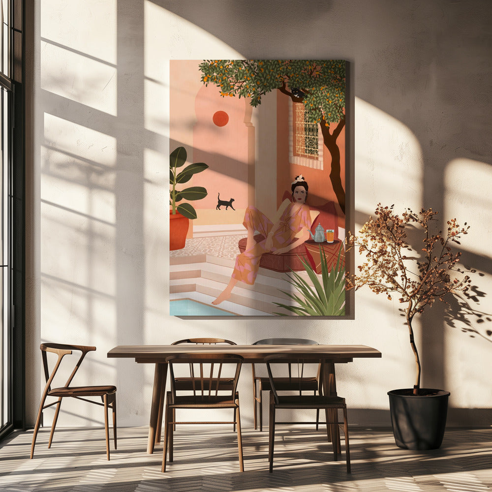 Hemlig trädgård | Canvas
