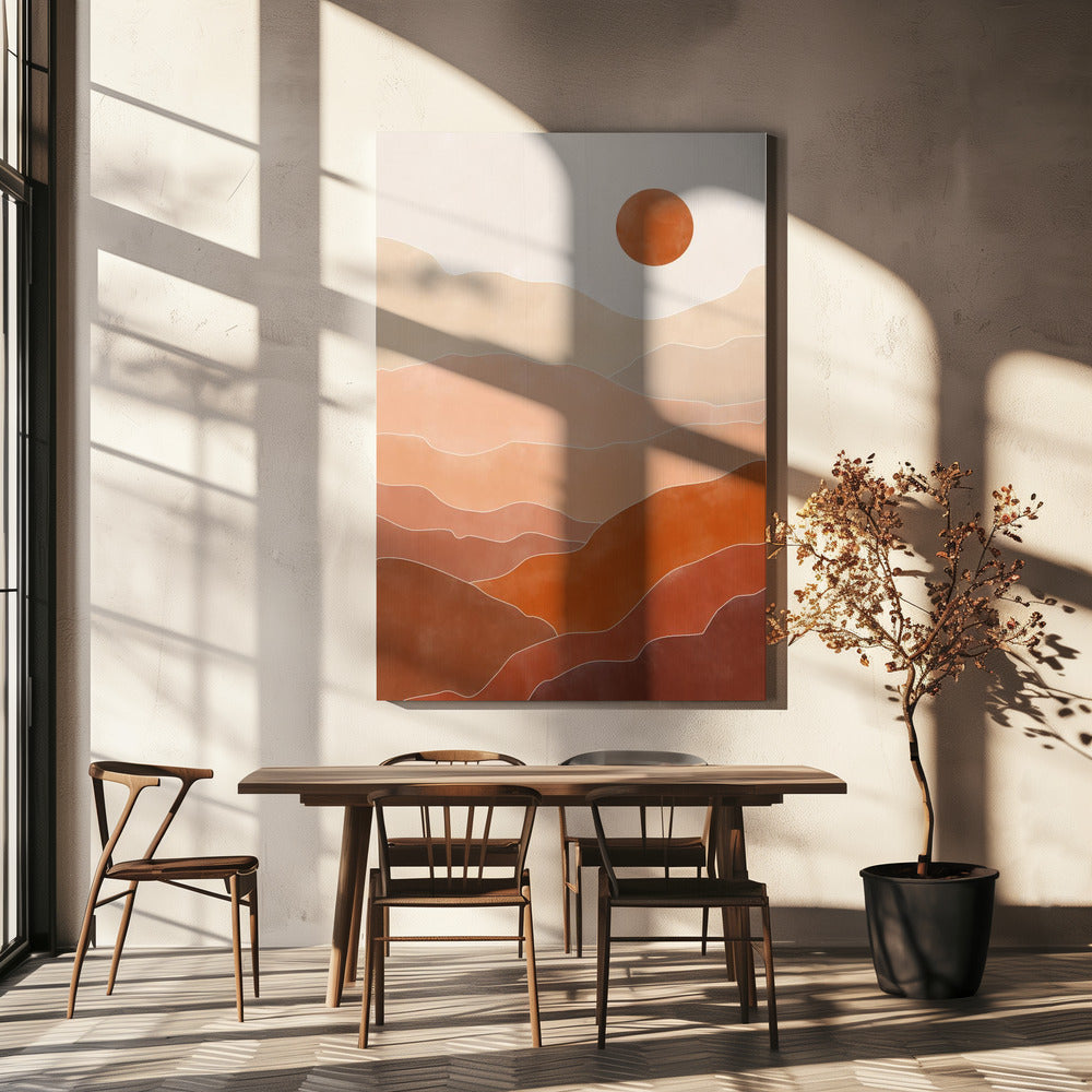 Desert Sun Rise | Canvas