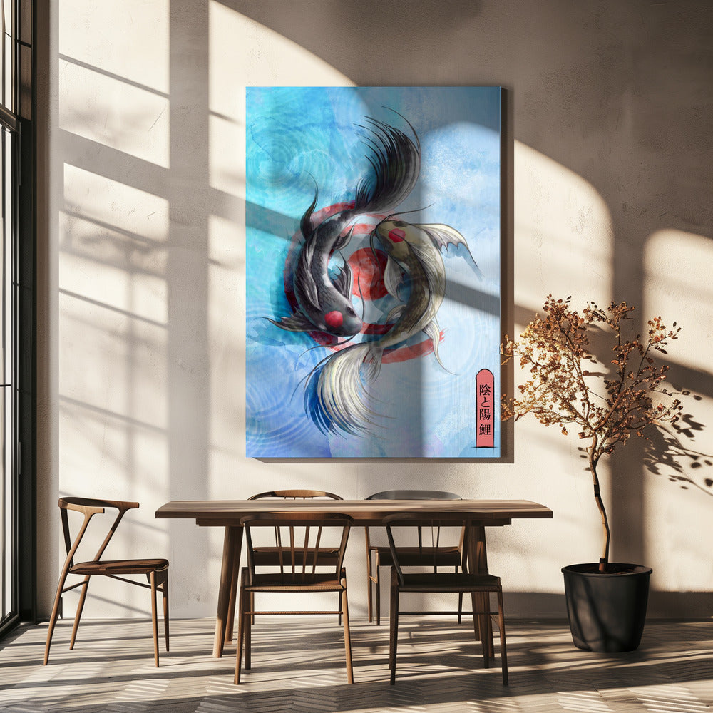 Ljus Koi | Canvas