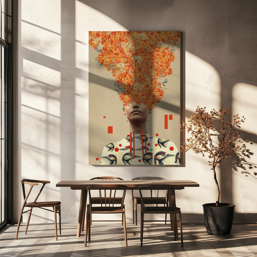 Vogelvlucht in de herfst | Canvasprints