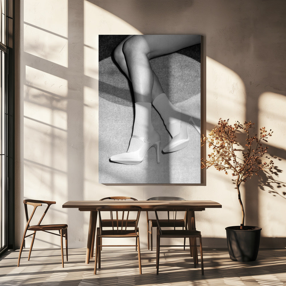 Ben svartvitt | Canvas