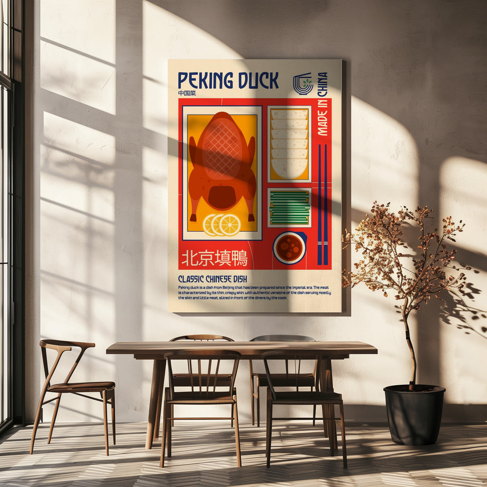 Peking Duck Japanese Food Print | Canvas