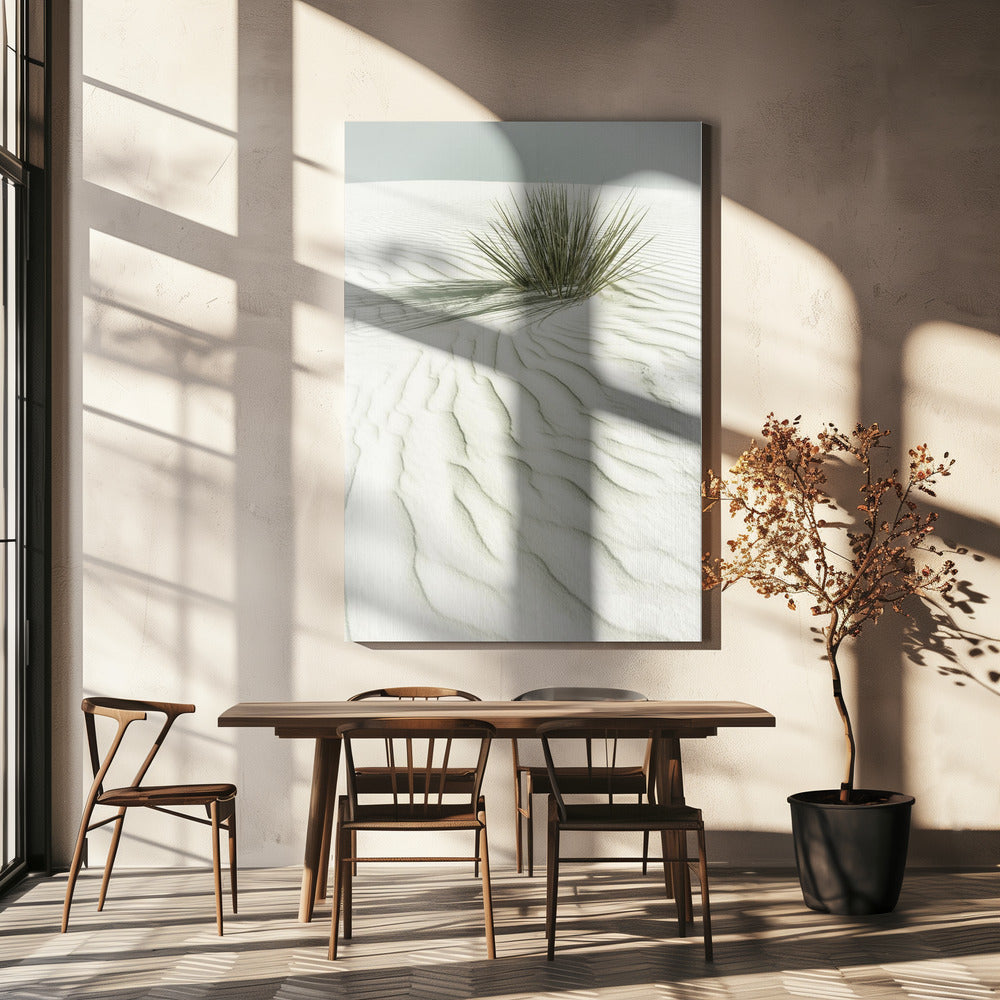 WHITE SANDS Paysage vintage idyllique | Tableaux sur Toile
