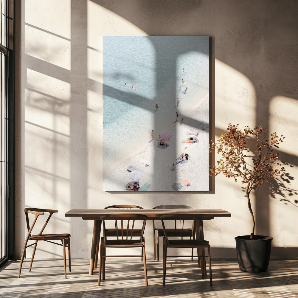 Flygfoto över stranden 2 | Canvastavla