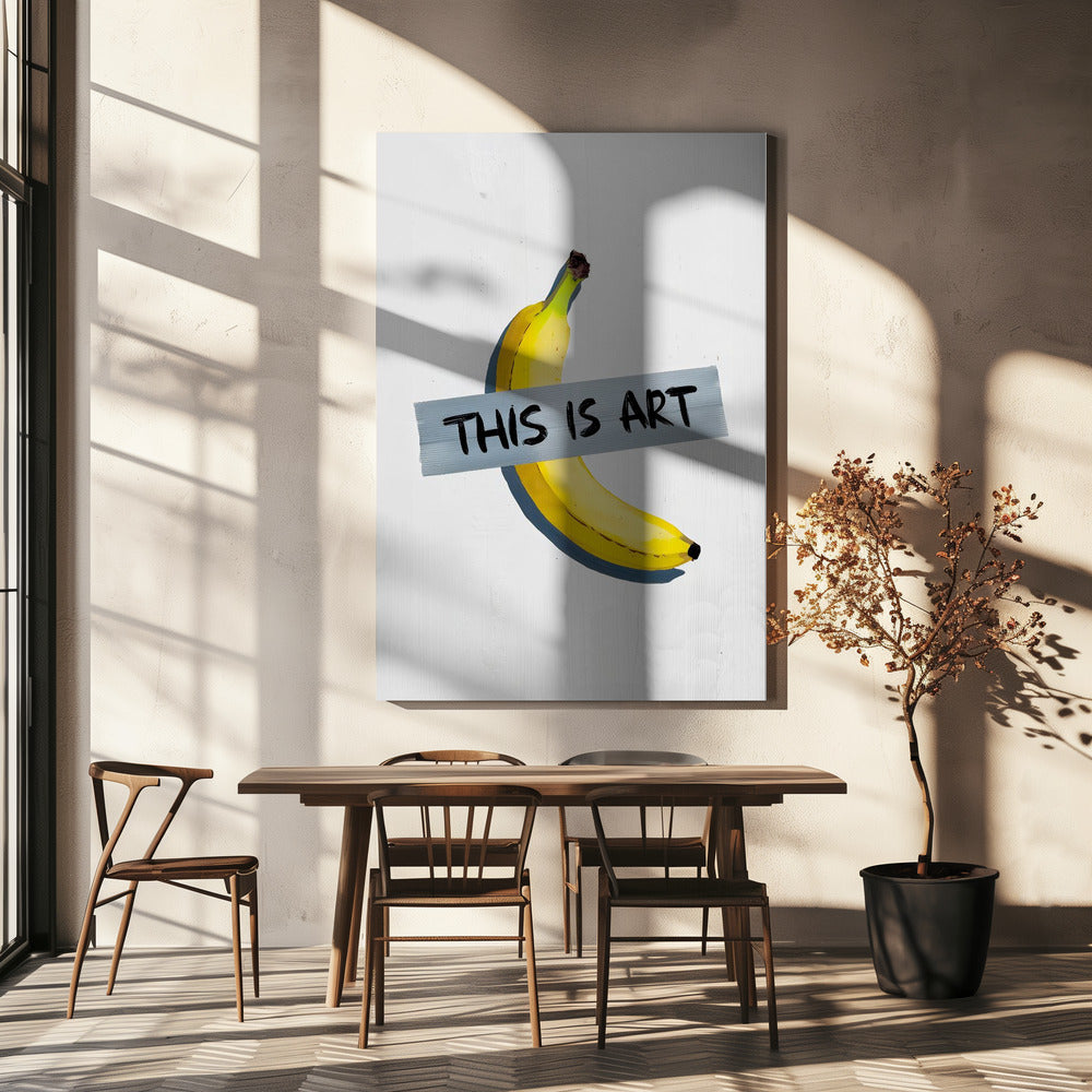 Detta är konst | Canvas
