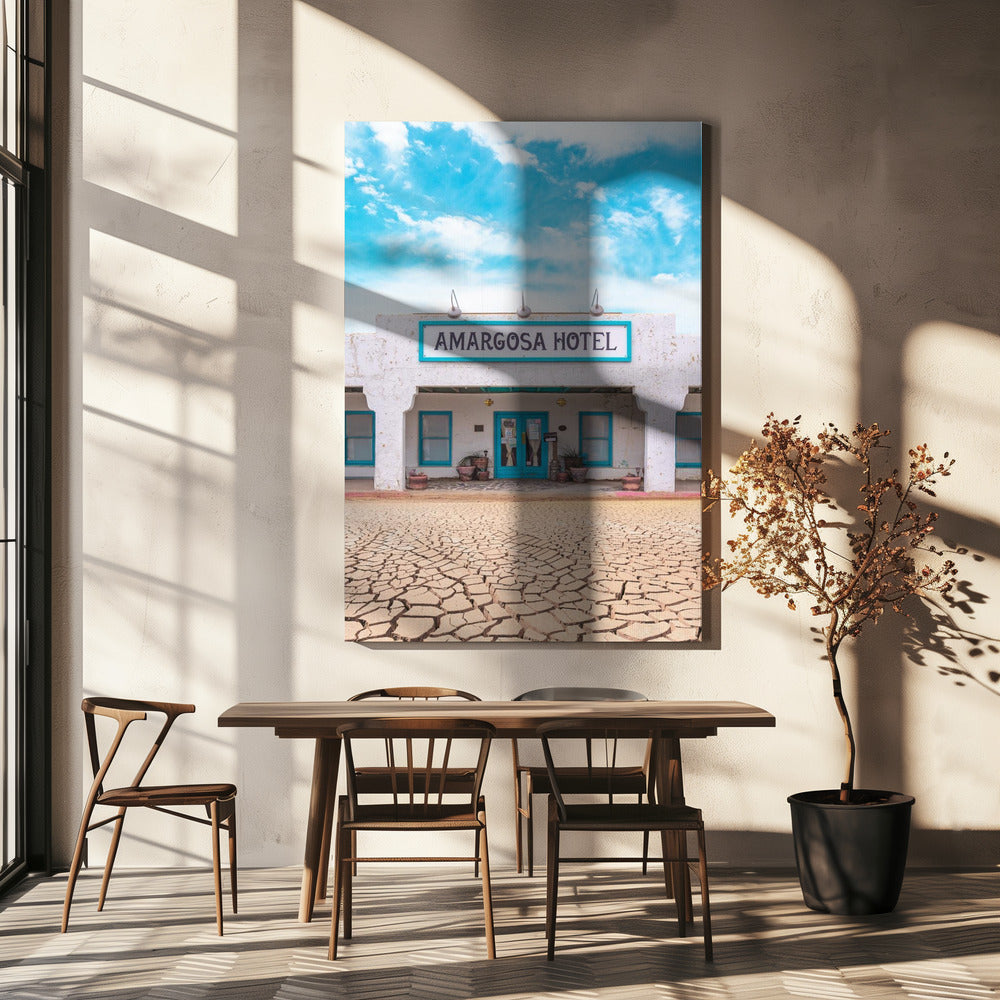 Historiska Amargosa Hotel och Operahus i Death Valley Junction, Kalifornien | Canvas