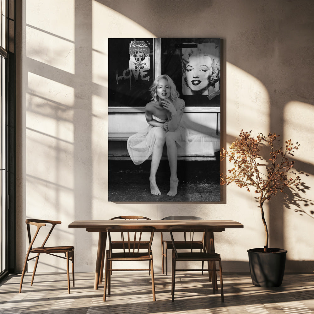 Ny Marilyn BW | Canvas