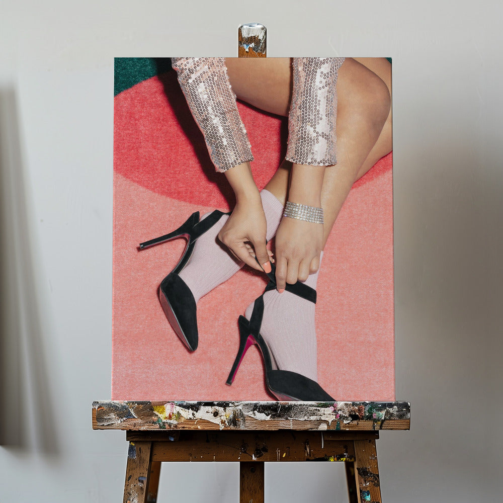 Getting Ready Pink | Canvas