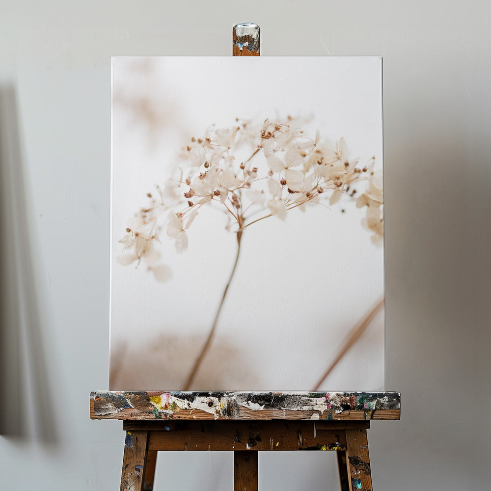 Mjuktorkade blommor_bruna | Canvas