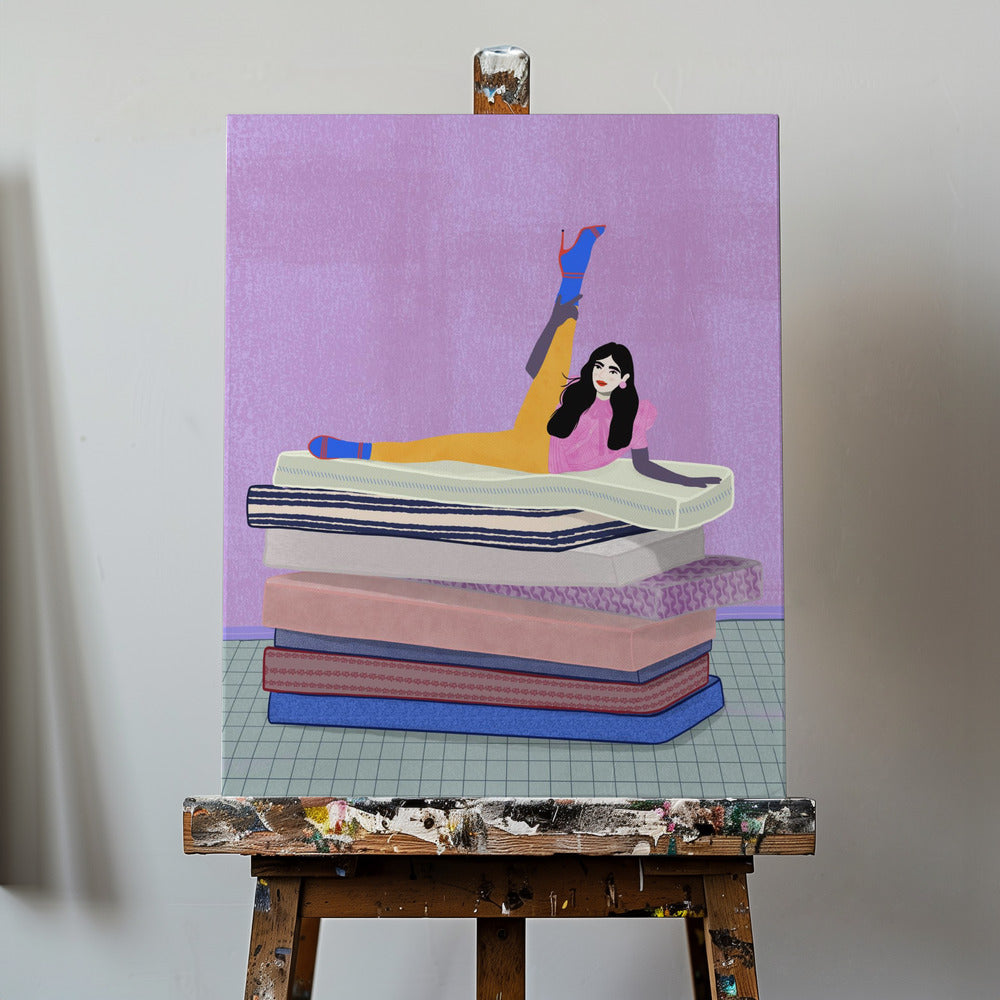 Raise your leg up to your head | Canvas