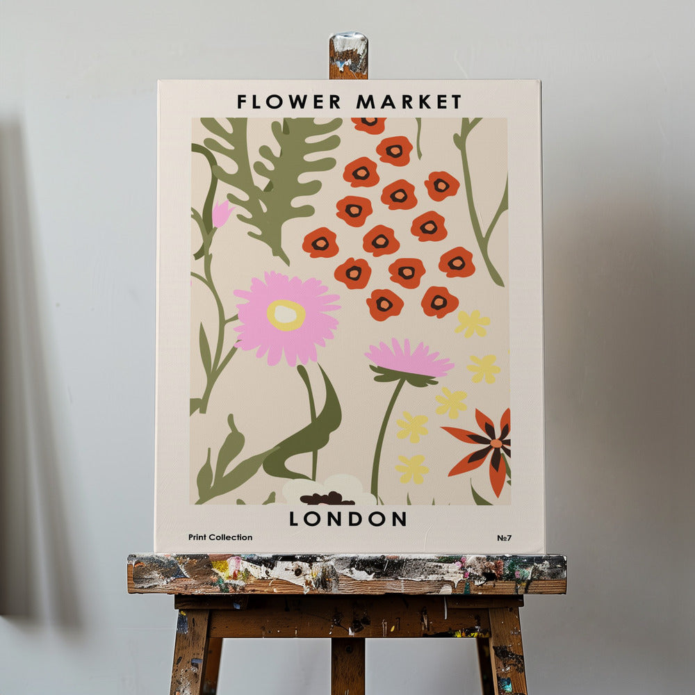 Flower Market London | Canvas